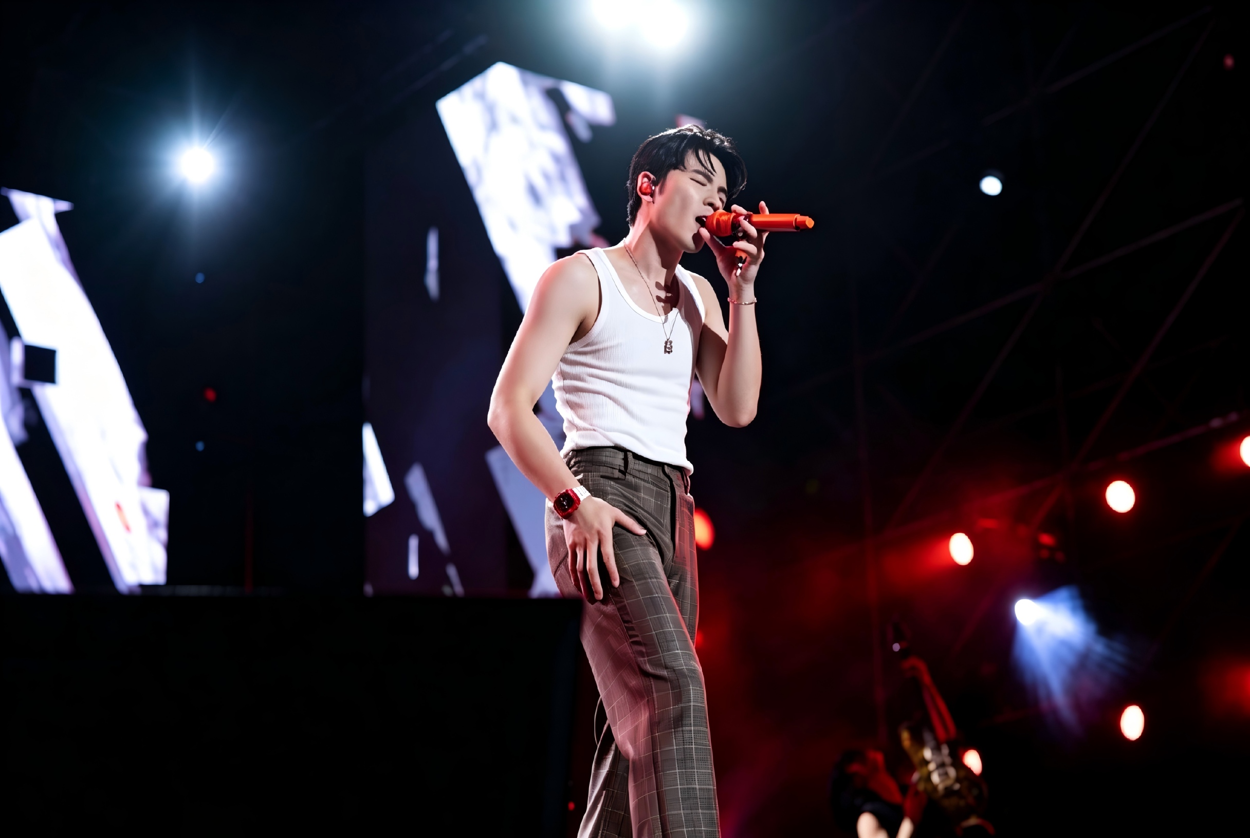 Professional concert lighting effects created by KB Lighting IP Beam 380